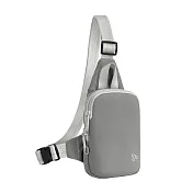 《TRAVELON》Voyages 3層防盜胸背包 - 象灰