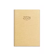 珠友 2026年 A5/25K直式週誌+甘特圖內頁/專案紀錄追蹤/週計劃/日誌手帳手札/行事曆/每日時間軸管理/效率工作紀錄/補充內頁 01奶油