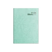 珠友 2026年A5/25K十字週誌/週計劃/日誌手帳手札/行事曆/每日時間軸管理/效率工作紀錄生活隨記-補充內頁 01薄荷