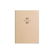 珠友 2026年B6/32K日誌內頁/橫線1日1頁/日記手帳/日計劃/手札行事曆/每日時間軸管理/效率工作紀錄/一日一頁補充內頁 01小麥