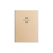 珠友 2026年A5/25K日誌內頁/橫線1日1頁/日記手帳/日計劃/手札行事曆/每日時間軸管理/效率工作紀錄/一日一頁補充內頁 01小麥