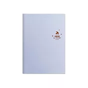 珠友 2026年B6/32K方格2日1頁日誌內頁/日記手帳/日計劃/手札行事曆/效率工作紀-補充內頁 02柔紫