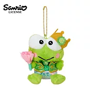 【日本正版授權】三麗鷗 鮮花系列 玩偶吊飾 吊飾 娃娃/絨毛玩偶 -  大眼蛙