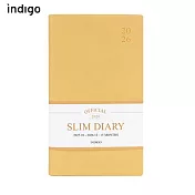 Indigo 2026 Offcial Slim Monthly Diary 月日記 milky yellow