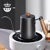 【鍋太后】304不鏽鋼職人極細口不鏽鋼手沖壺600ml -黑色