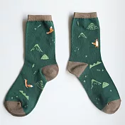 【 Hello Studio 你好工作室 】趣森林玩｜插畫棉襪