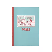 【日本Green Flash】哆啦A夢系列 橫線筆記本A5 ‧ 藍色