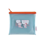 【日本Green Flash】哆啦A夢系列 PVC文具收納袋 ‧ 藍色