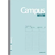 KOKUYO Campus 2026手帳(週間直式) A5-淺綠