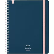 KOKUYO 2026 Sooofa軟線圈手帳筆記本(月間)B6- 深藍