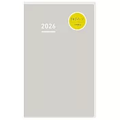 KOKUYO JIBUN 2026手帳DAYs mini (B6變形)- 灰