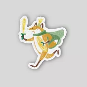 【 Hello Studio 你好工作室】狐吉16型人格貼紙 Huchii MBTI｜單張貼紙 ENFJ