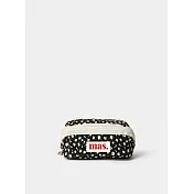 Masmarulez 鉛筆化妝收納包 - 小花款 黑色