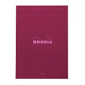 【Rhodia｜Basic】輕甜馬卡龍_N°18 上掀式筆記本_A4_橫線_80g_80張_ 李紫