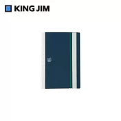 【KING JIM】學院風 A4可對折資料夾 / 海軍藍