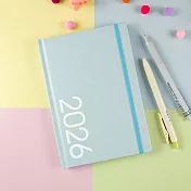 【conifer綠的事務】2026年32K玩色精裝直式週誌  諾言藍