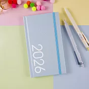 【conifer綠的事務】2026年48K玩色精裝橫式週誌  諾言藍