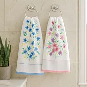 【日本本多毛巾】大阪泉州 純棉毛巾 ‧ 戀花漫步(藍)