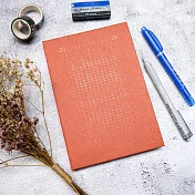 【conifer綠的事務】2026年32K日日好軟背精裝方格週誌 秋光