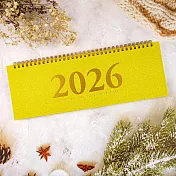 【conifer綠的事務】2026年時間線桌曆  春黃