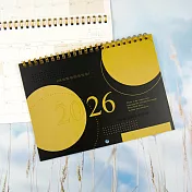 【conifer綠的事務】2026年日月有時掛曆本  靜光