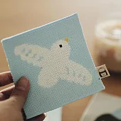 【右手超人】針織杯墊 / 鳥