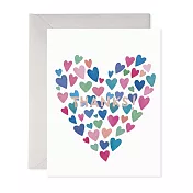 【 E.Frances 】Many Hearts Thanks 感謝卡 #TY425