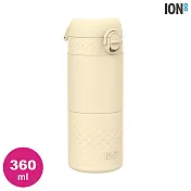 ION8 Mug Insulated Steel 保溫水壺I8HS360 / 收納扣環 360ml (彈蓋 保溫瓶 雙層隔熱) 米黃