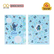 sun-star L型A4五夾層資料夾 史迪奇系列 史迪奇人物圖騰