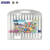 SANDER AM-1000 丙烯馬克筆 24色
