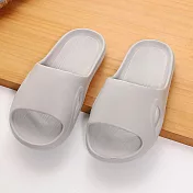 333家居鞋館 柔軟樂活休閒拖鞋  灰24