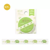 【日本BGM】和紙膠帶 細版金箔Life系列 ‧ 奔跑吧烏龜