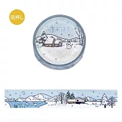 【日本BGM】和紙膠帶 冬季限定 ‧ 雪湖旁的小屋
