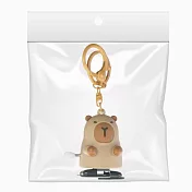 樂彩森林 卡皮巴拉吊飾-太空漫步