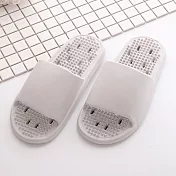 333家居鞋館 亮彩柔和排水拖鞋  灰26
