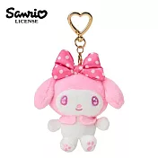 【日本正版授權】美樂蒂 繽紛系列 玩偶吊飾 My Melody - 粉色款