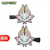 Capcom《周邊》魔物獵人 Mon de fo 髮夾 ＊ CAPCOM 卡普空 ＊ 台灣代理版 泡狐龍