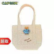 Capcom《周邊》魔物獵人 Mon de fo 灯芯绒迷你托特包 ＊ CAPCOM 卡普空 ＊ 台灣代理版