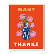 【1973】African Daisy Many Thanks 感謝卡