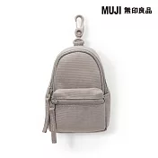 【MUJI 無印良品】迷你撥水加工後背包 深米