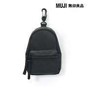 【MUJI 無印良品】迷你撥水加工後背包 黑色
