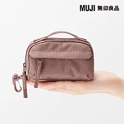 【MUJI 無印良品】迷你撥水加工波士頓包 摩卡棕