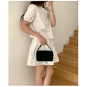 O-ni O-ni全新品精選優質時尚皮革麂皮波斯頓包百搭多用途款(品質保證)(bag-6135) 黑色