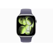 Apple Watch S11 GPS 46mm鋁金屬錶殼+運動型錶帶 銀色錶殼+霧紫錶帶M/L