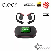 Cleer ARC 5 開放式AI真無線藍牙耳機(運動版) 玄焰黑