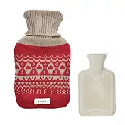 【日本現代百貨】TALVI 北歐針織 保暖熱水袋0.5L ‧ 紅