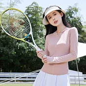 【AnZa】冰絲涼感輕薄防曬外套戶外運動上衣(4色)     FREE 粉色