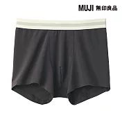 【MUJI 無印良品】男柔滑低腰拳擊內褲 S 棕色
