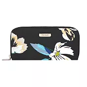 《TRAVELON》簡約拉鍊防盜長夾(花卉) | RFID防盜包 手拿包