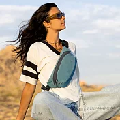 《TRAVELON》Voyages 3層防盜斜背腰包 - 杜松青